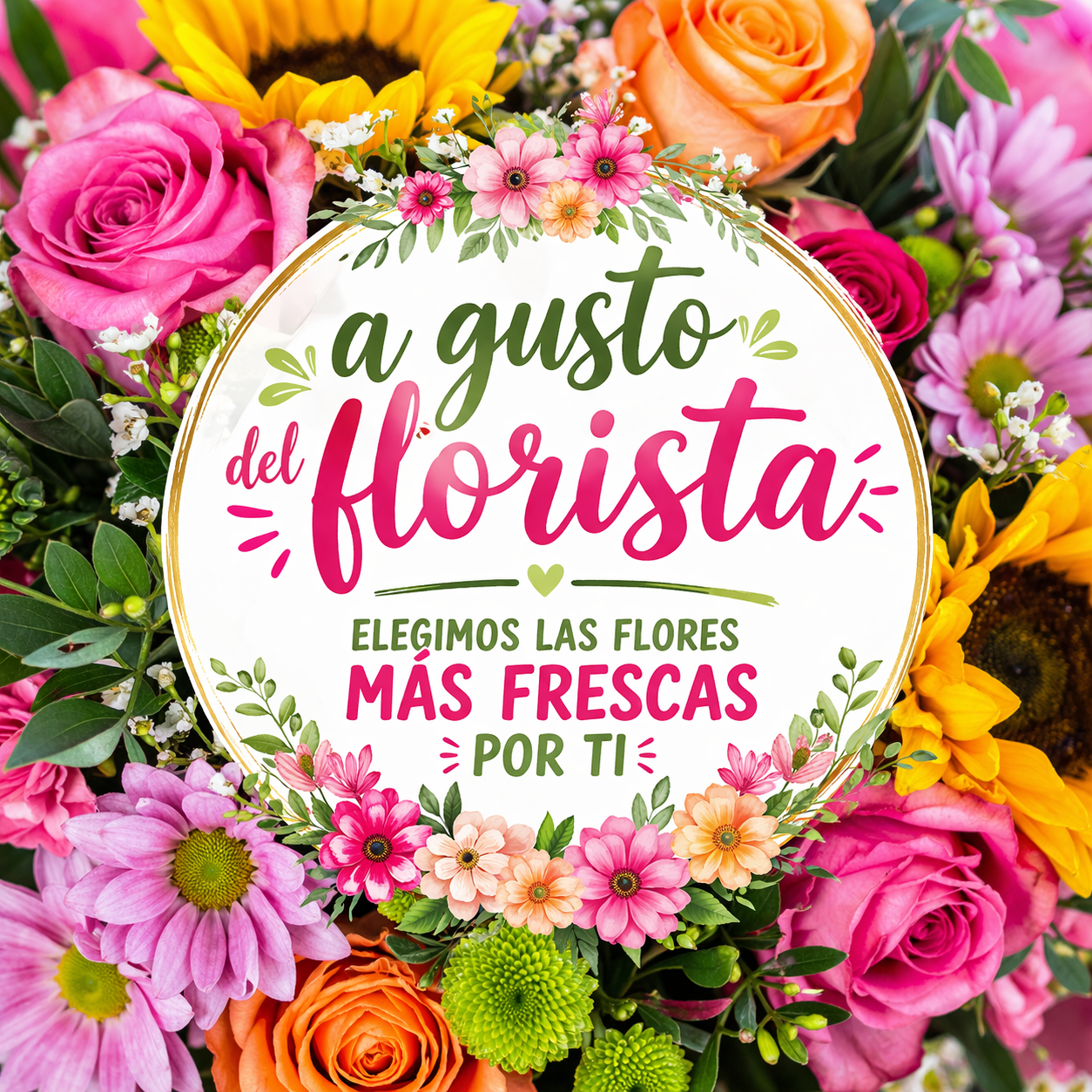 A gusto del florista poster (1)